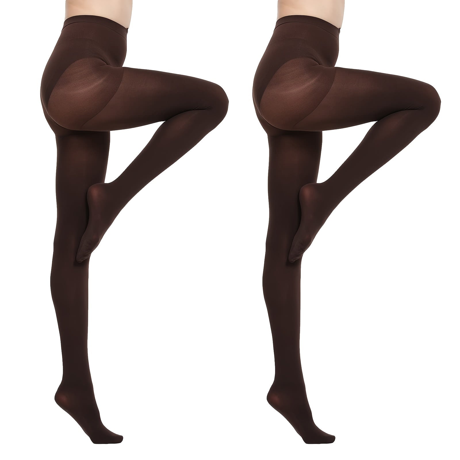 Opaque Tights High Waist Slim Footed Pantyhose Women's Stockings