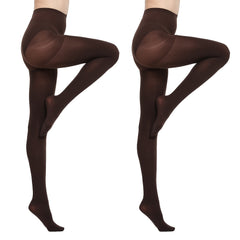 Opaque Tights High Waist Slim Footed Pantyhose Women's Stockings