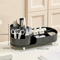 Rotating Cosmetic Storage Box Makeup Brush Lipstick Holder