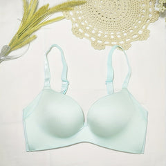 Solid T Shirt Bra Push Up Bra Women's Lingerie