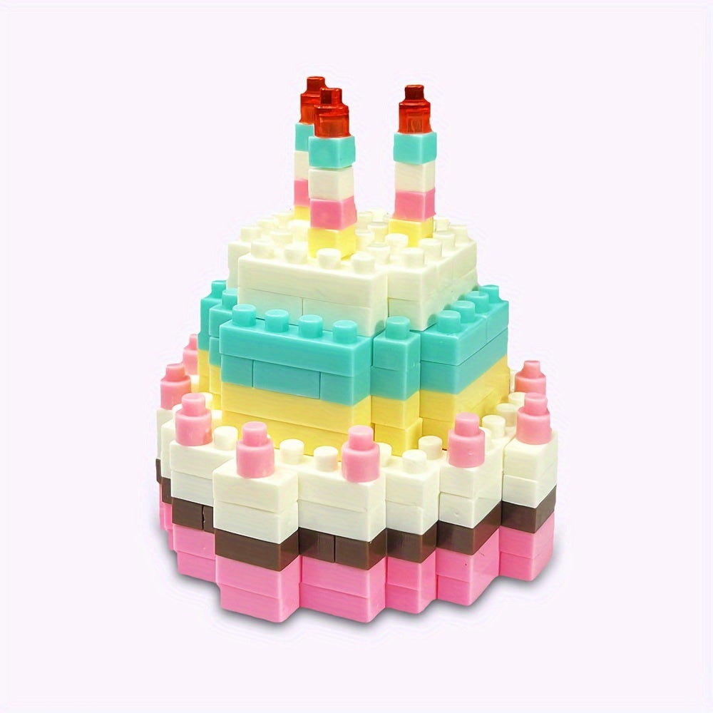Cake Building Blocks DIY Model Toys Gift