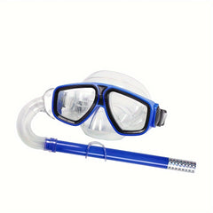High Definition Large Frame Swimming Glasses Set with Breathing Tube