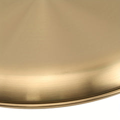 Stainless Steel Golden Dinner Plate Tray for Snacks, Cakes, Decor