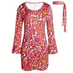 70s 80s Retro Disco Costume 6pcs Set
