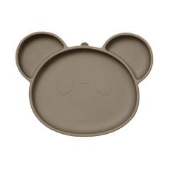Panda Silicone Children's Feeding Plate with Suction Cup