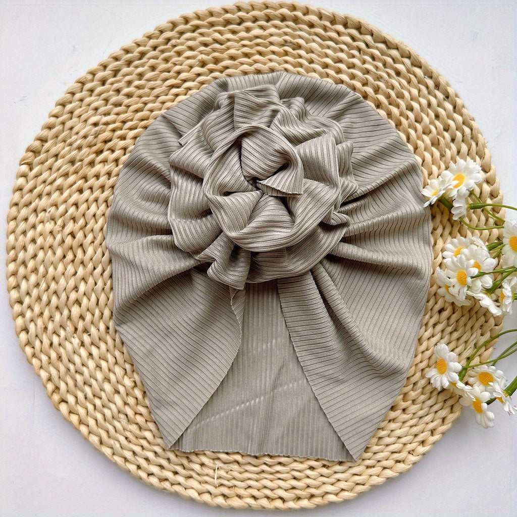 Baby Spring Big Flower Headband Soft Baby Hat For Newborns