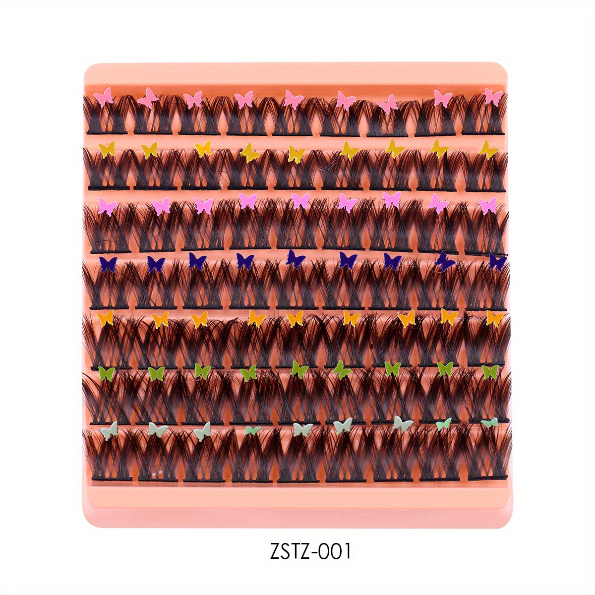 Butterfly Sequin Decor Lash Clusters DIY Eyelash Extensions