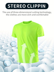5-Pack Xinso Prince Men's Quick Dry T-Shirts, Compression Fit
