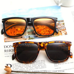 Men's Square Sunglasses UV Protection Party Glasses