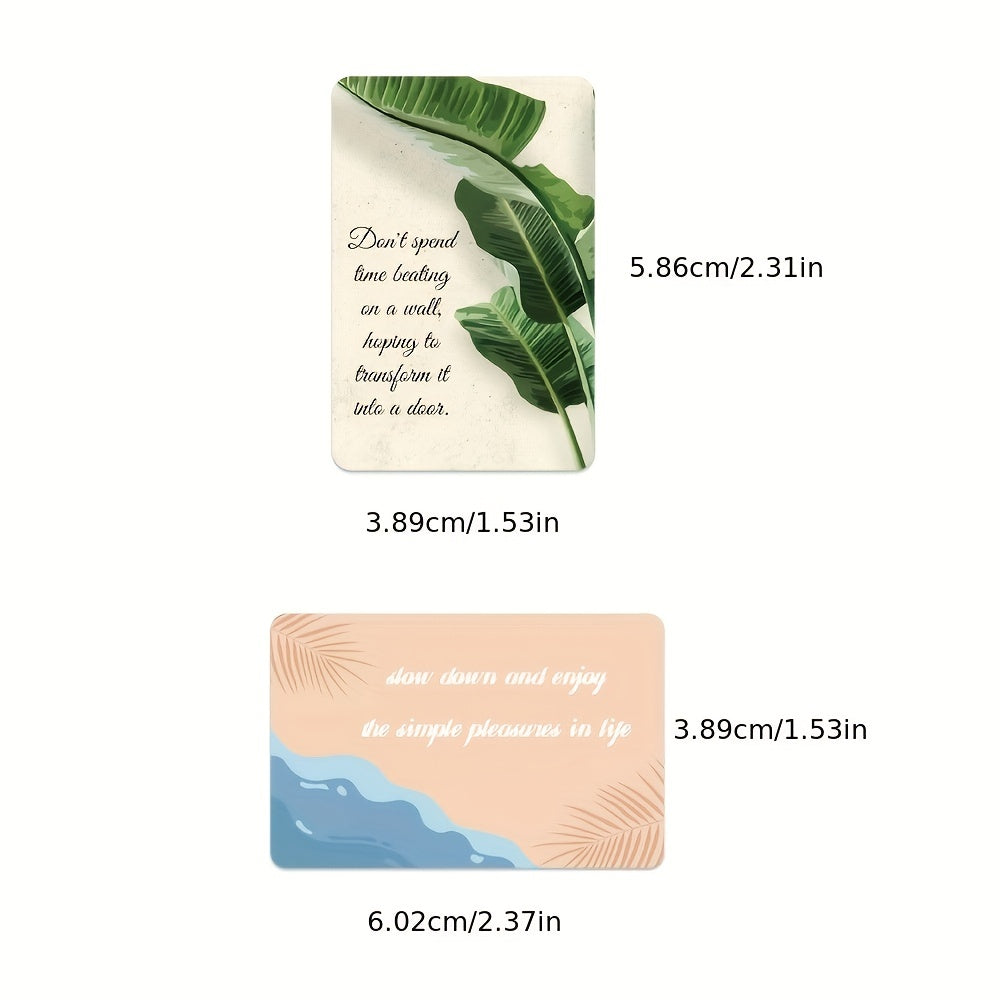 52pcs Inspirational Waterproof Vinyl Decals for Water Bottle Laptop