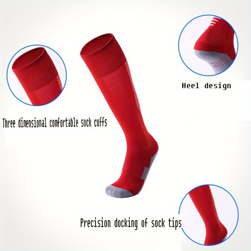 Teenager's Mid Crew Sport Socks Non Slip Shock Absorption