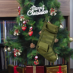 Christmas Stocking Molle Storage Bag Xmas Ornament For Family Decor