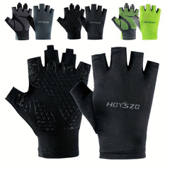Half Finger Non Slip Sports Gloves - Breathable & Comfortable