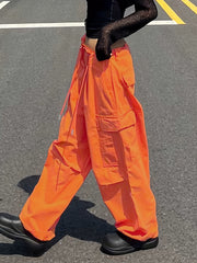 Casual Sports Pants High Waist Cargo Pants
