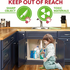 10 Magnetic Baby Safety Locks 2 Keys Easy Installation