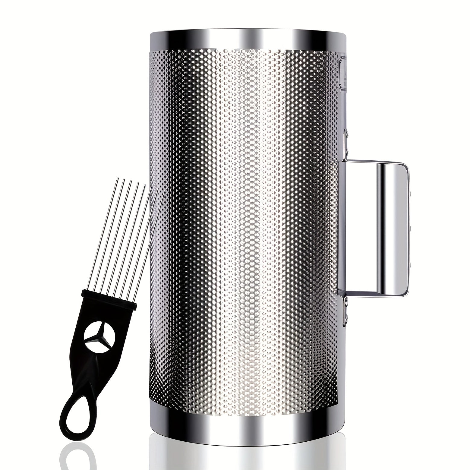 Stainless Steel 30cm Guiro Instrument With Scraper