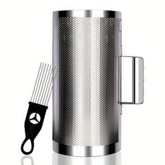 Stainless Steel 30cm Guiro Instrument With Scraper