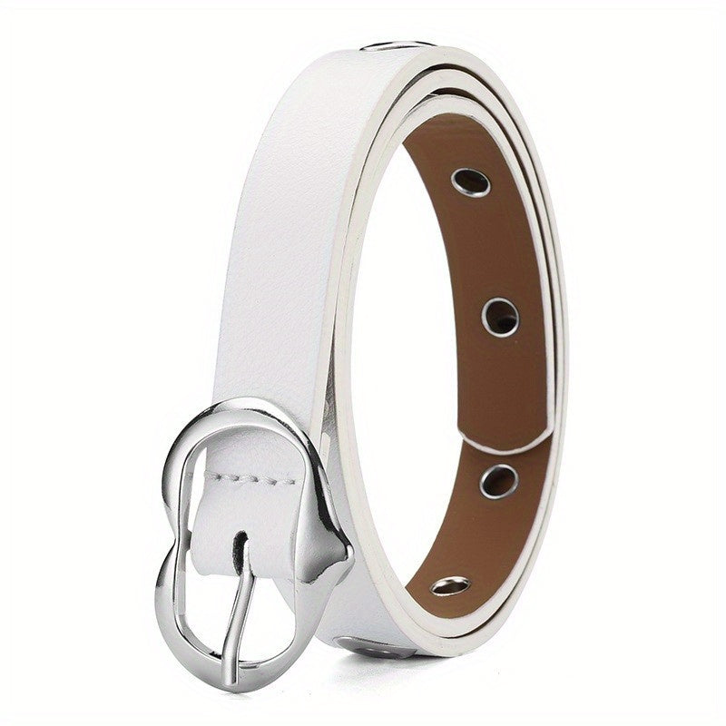 Kids Heart Eyelet Heart Buckle Belt for Girls