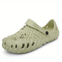 Women's Solid Clogs Hole Sandals Soft Sole Summer Non Slip Casual Sandals
