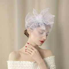 Women Flower Headband Party Birthday Horse Race Wedding Hat Derbyhat