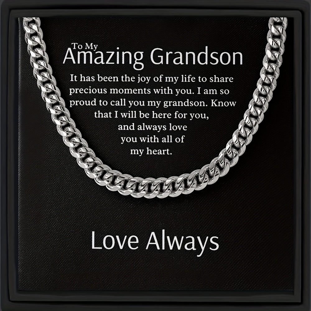 Hip Hop Style Chain Necklace Stainless Steel Decorative Accessories