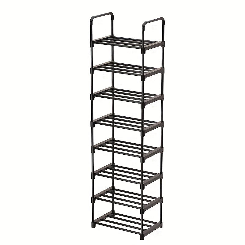 8 Layer Stackable Shoe Storage Rack, Detachable and Expandable