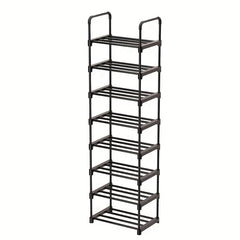8 Layer Stackable Shoe Storage Rack, Detachable and Expandable