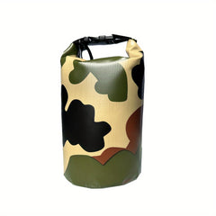 Waterproof Camo Bucket Bag with Shoulder Strap