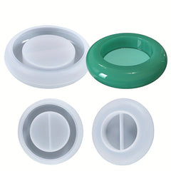 Resin Mold Oval Tealight Candle Holder Epoxy Silicone Molds DIY