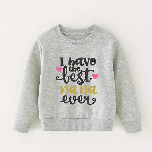 NANA Grandma's Gift Baby&Toddler Sweatshirt Spring&Autumn Long Sleeved