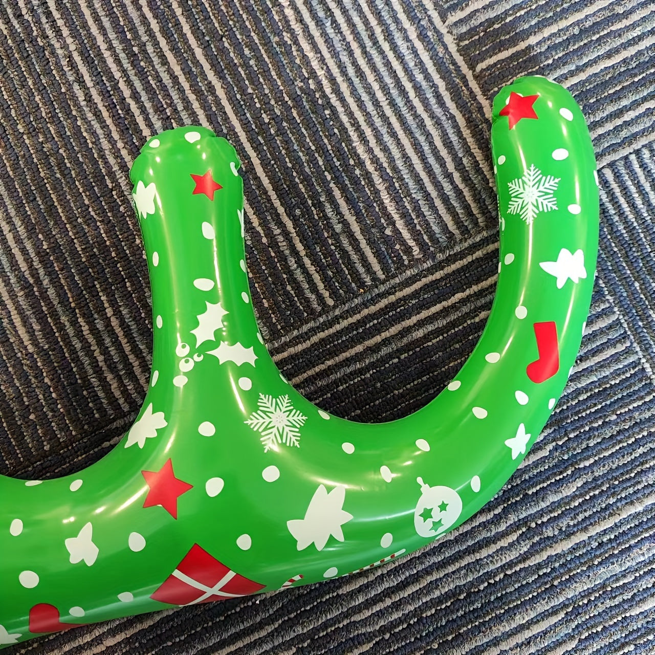 Christmas Inflatable Antler Collar with 4 Rings Party Throwing Toys
