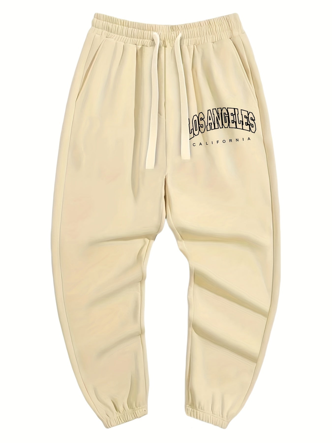 Los Angeles Graphic Casual Joggers Pants Athletic Fit Track Pants