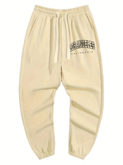 Los Angeles Graphic Casual Joggers Pants Athletic Fit Track Pants