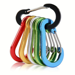 6pcs Keychain Clips for Camping Tent