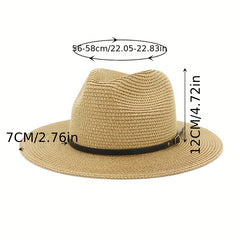 Men's Summer Straw Hat for Vacation 56