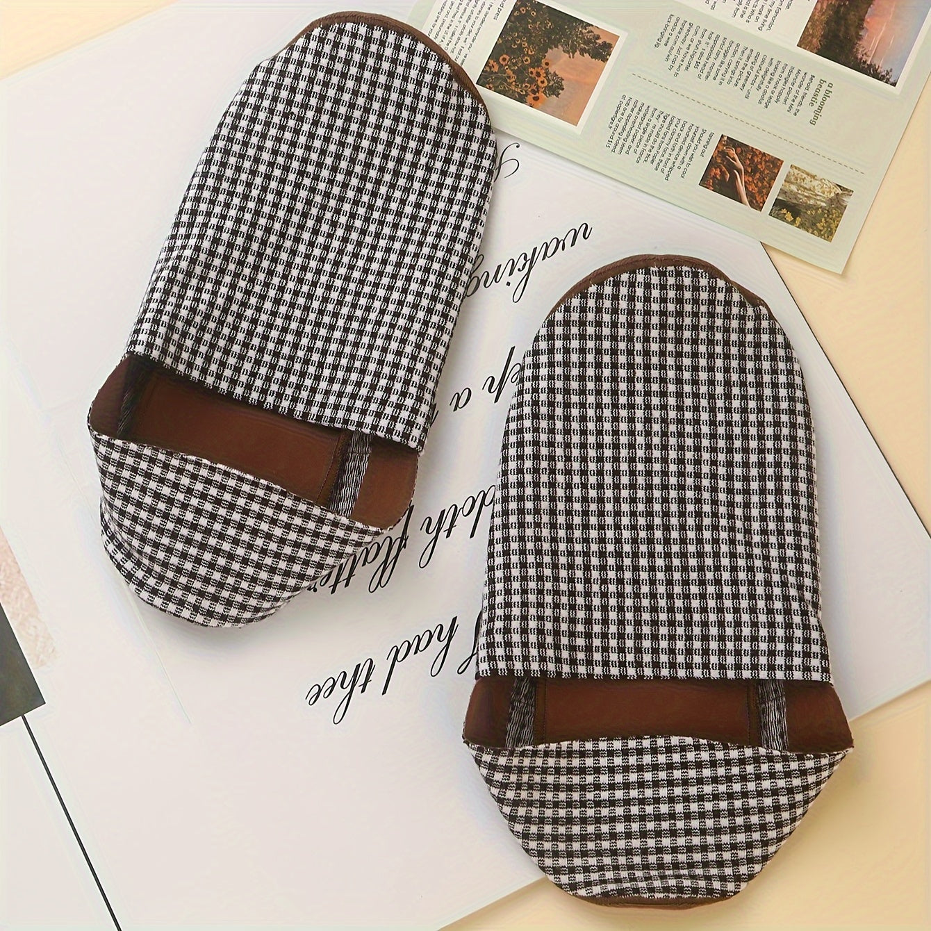 Plaid Ankle Socks Lightweight Low Cut Women's Stockings
