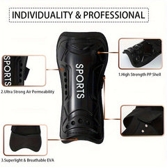 Soccer Shin Guards & Football Leg Pads - Shock Reduction & Injury Prevention