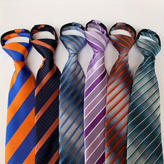Spot Business Wedding Zipper Necktie Easy Pull Necktie