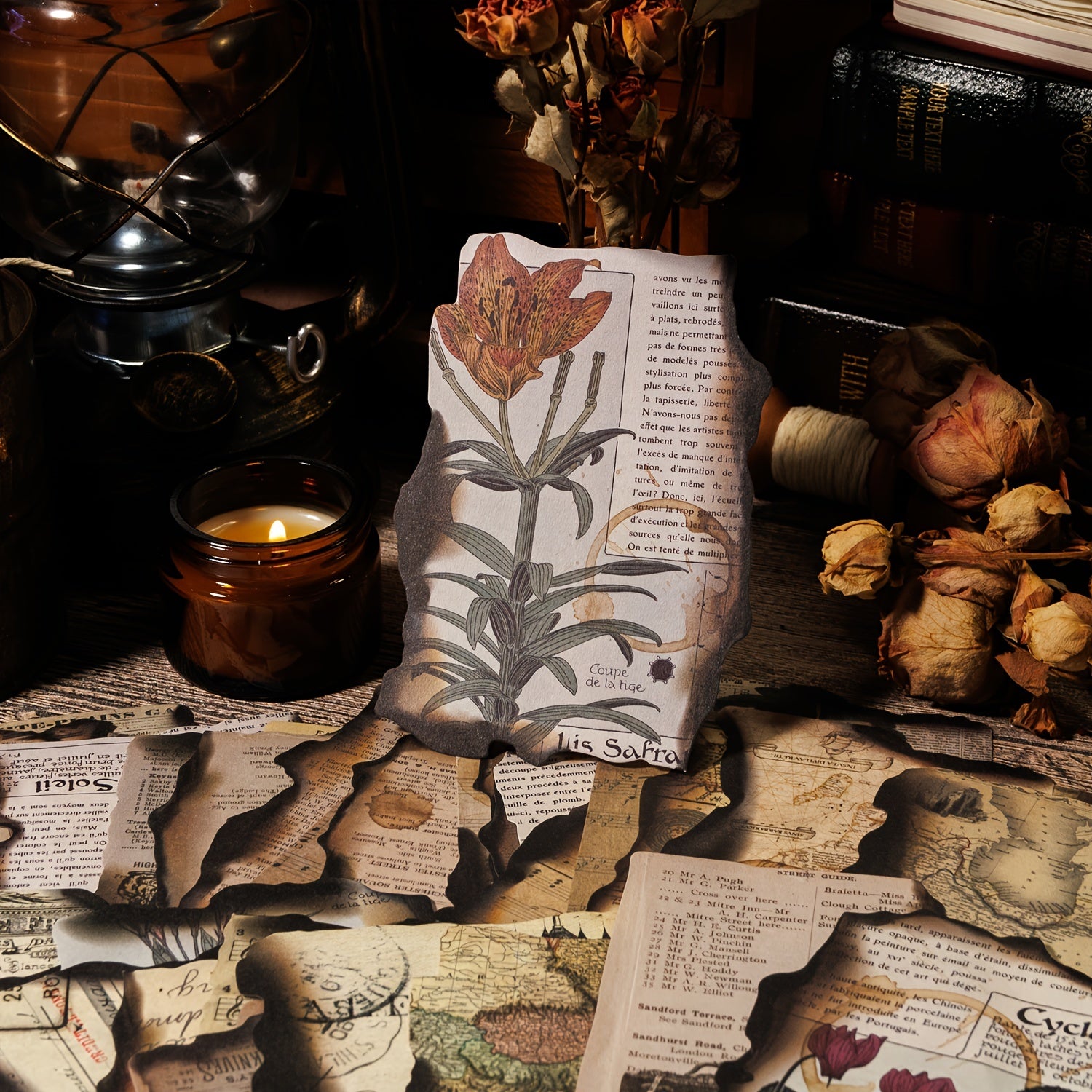 20pcs Vintage DIY Decoupage Paper for Crafts and Journals