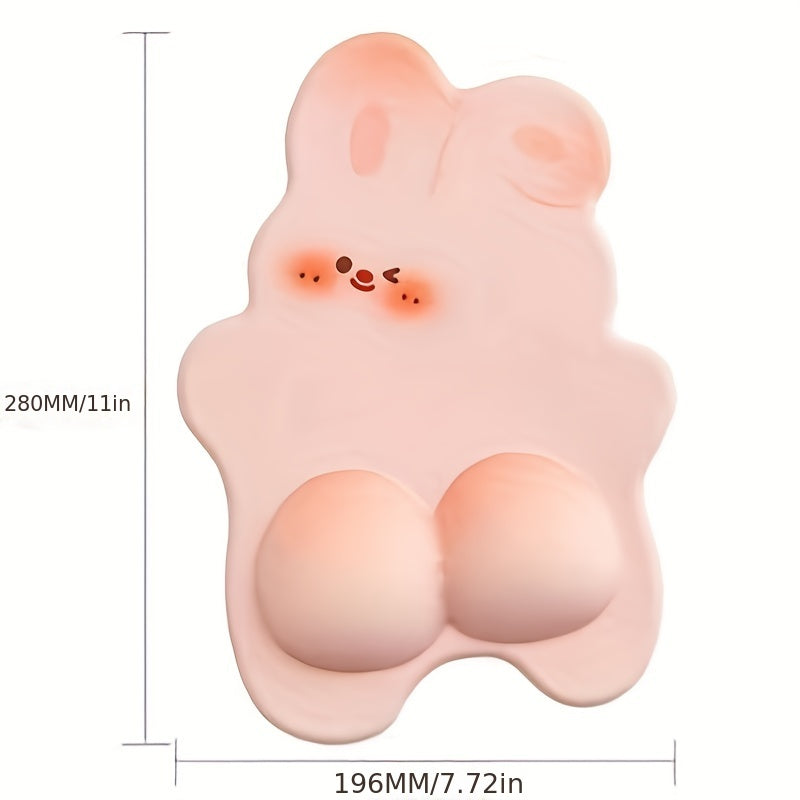 Butt Rabbit Mouse Pad Wrist Pad Office Desk Pad Protect Mouse Wrist
