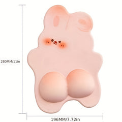 Butt Rabbit Mouse Pad Wrist Pad Office Desk Pad Protect Mouse Wrist