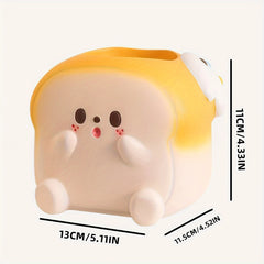 Bread Toast Pencil Holder Cosmetic Storage