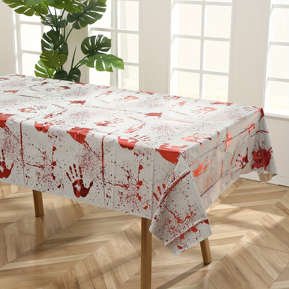 Halloween Theme Party PE Tablecloth Disposable Rectangular Tablecloth