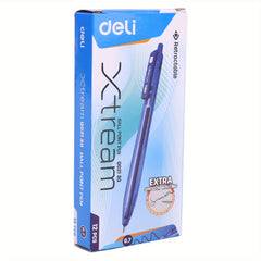 12pcs Office Ballpoint Pens 0.7mm Smooth Writing & Low Viscosity Ink