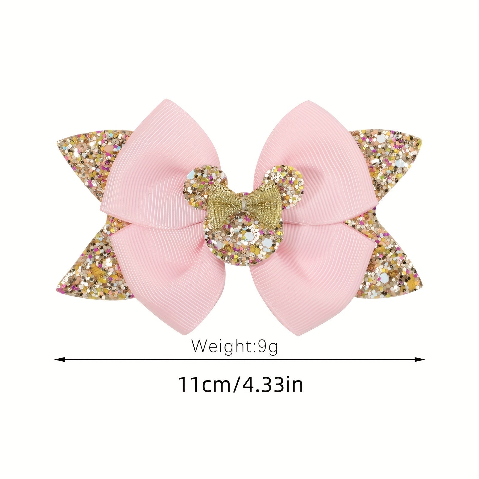 Polka Dot Bow Hair Clips for Girls