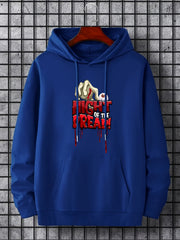 Dread Men's Halloween Print Hoodie Stretch Drawstring Sweatshirt