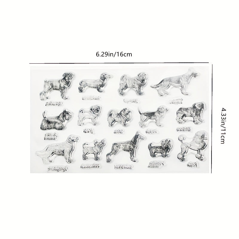 Puppy DIY Silicone Stamp for Crafts