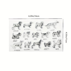 Puppy DIY Silicone Stamp for Crafts