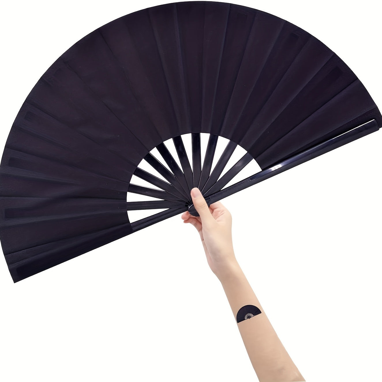 Retro Fabric Fan Chinese Tai Chi Fan Gift