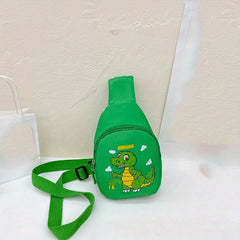 Kid's Dino Sling Bag Shoulder Mini Chest Bag for Travel